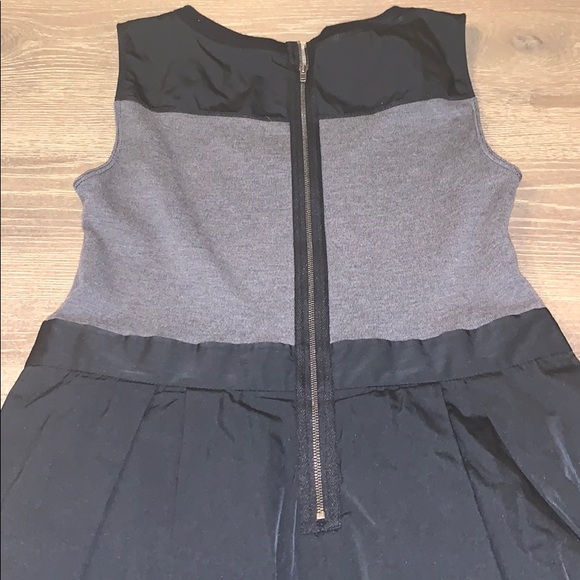 Theory gray and black dress with pockets - Picture 9 of 10